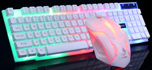 RGB Gaming Keyboard & Mouse Set – 104 Keys, 1600 DPI, Wired