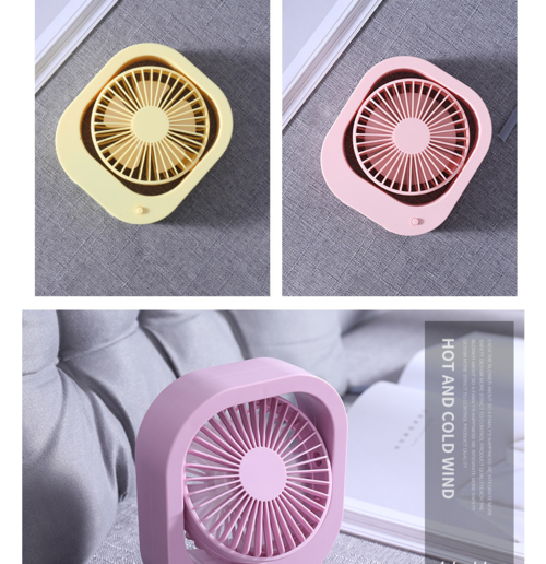 USB Desk Fan – Portable Mini Table Fan with 2 Speed Settings