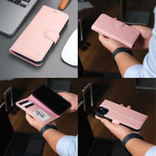 iPhone 16 Pro Max Leather Wallet Case – MagSafe, RFID Blocking, Kickstand