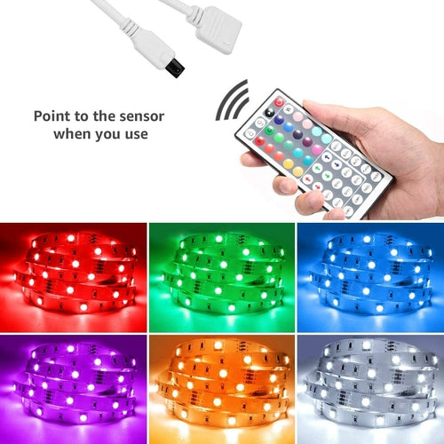 RGB LED Strip Lights – 10 Metres (32.8ft), Colour Changing, Waterproof
