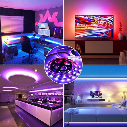 RGB LED Strip Lights – 10 Metres (32.8ft), Colour Changing, Waterproof