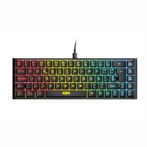 Compact RGB Gaming Keyboard – USB, Backlit, Black