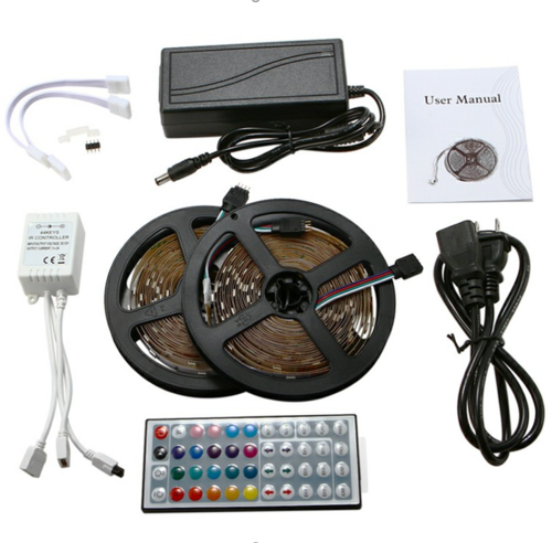 RGB LED Strip Lights – 10 Metres (32.8ft), Colour Changing, Waterproof