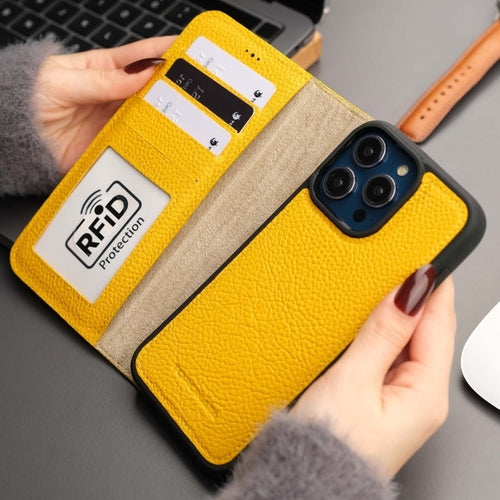 iPhone 16 Pro Max Leather Wallet Case – MagSafe, RFID Blocking, Kickstand