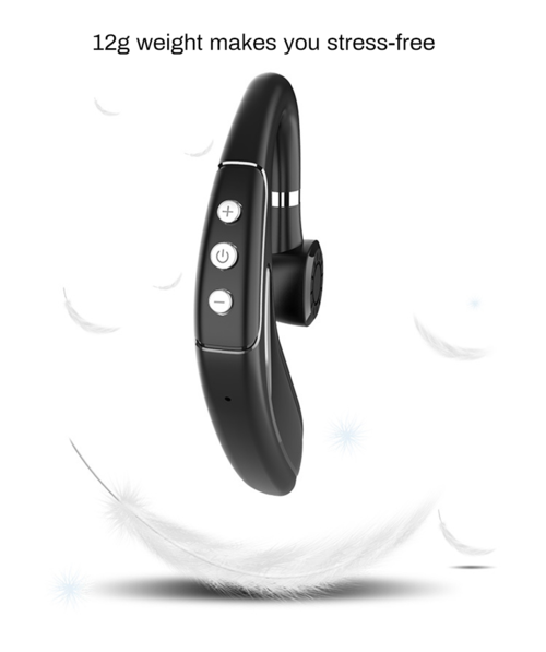 Wireless Bluetooth 5.0 Headset – 17Hr Battery & Noise Cancelling