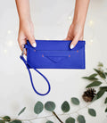 Delancey Vegan Leather Wristlet Wallet – Royal Blue