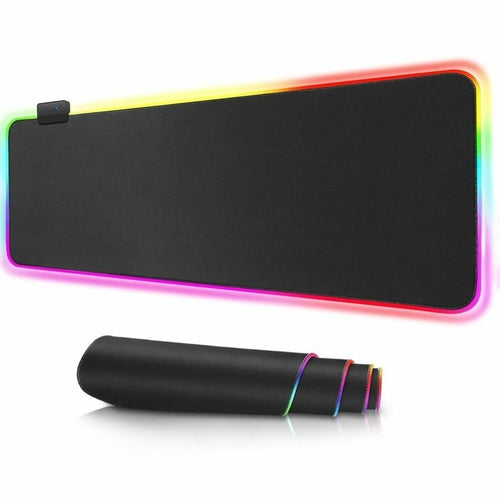 RGB Gaming Mouse Pad XL – 13 Lighting Modes, Anti-Slip