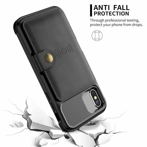 iPhone Wallet Case – 360° Armour Protection, Magnetic, Vegan Leather