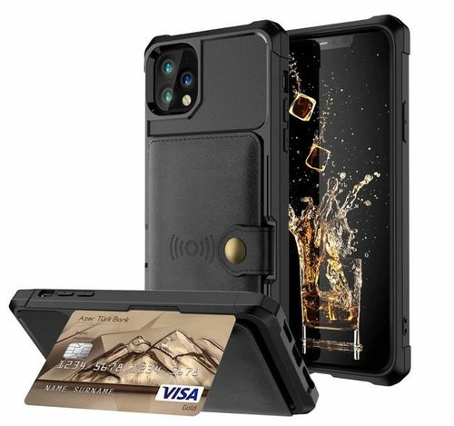 iPhone Wallet Case – 360° Armour Protection, Magnetic, Vegan Leather