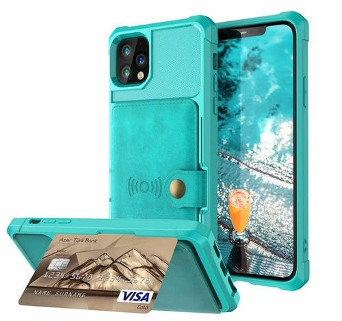 iPhone Wallet Case – 360° Armour Protection, Magnetic, Vegan Leather