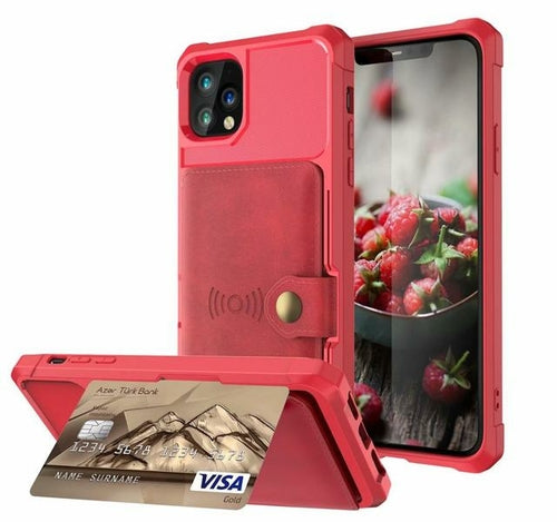 iPhone Wallet Case – 360° Armour Protection, Magnetic, Vegan Leather