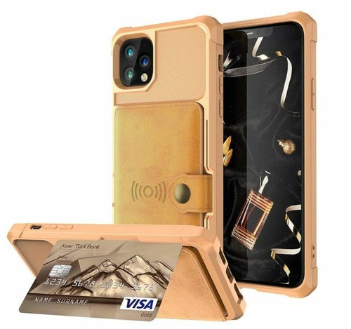 iPhone Wallet Case – 360° Armour Protection, Magnetic, Vegan Leather
